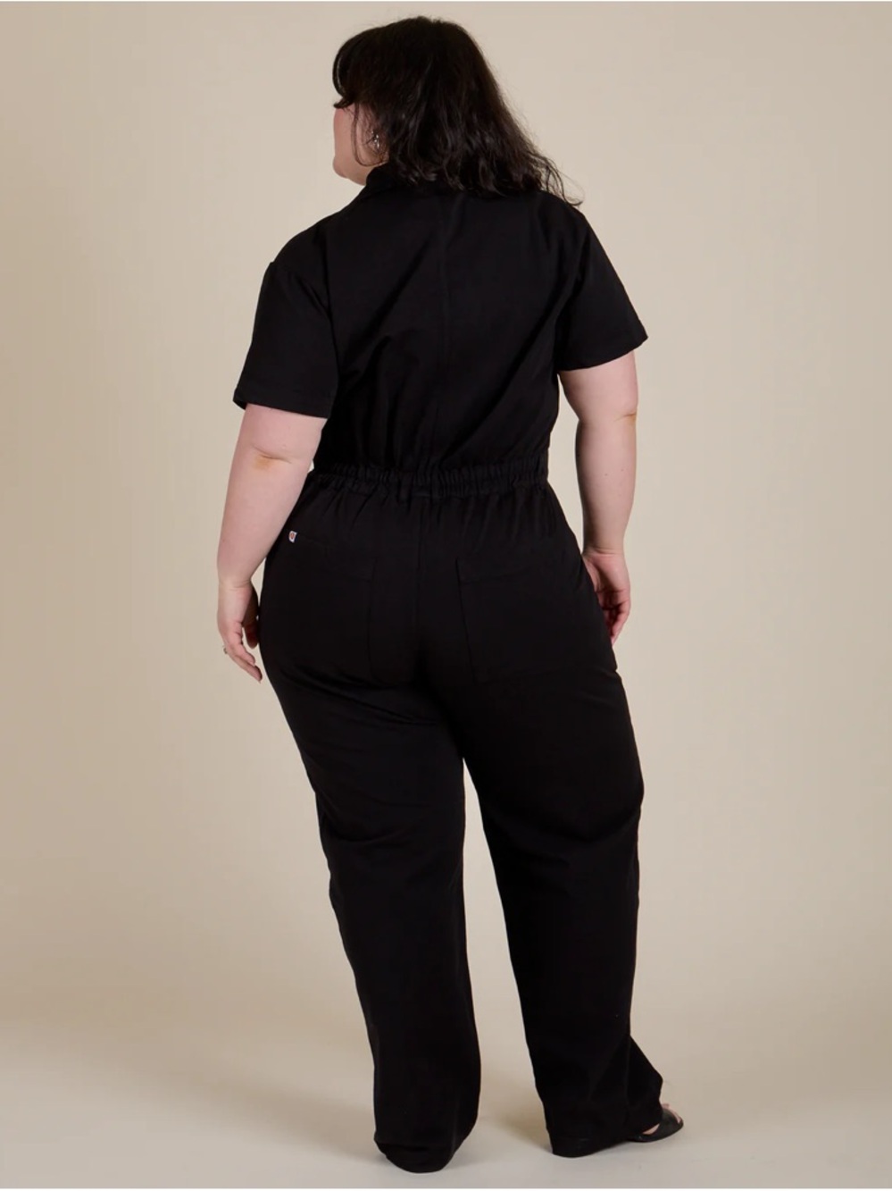 Big Bud Press Black Short-Sleeve Utility Jumpsuit - Picture 8 of 12